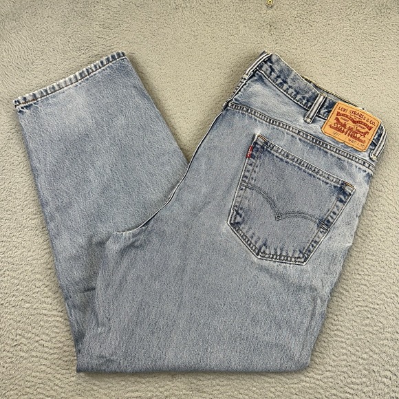 Levis 560 Jeans Mens‎ 40x30 Loose Comfort Fit Tapered Leg Denim Distressed Y2K - Picture 1 of 16